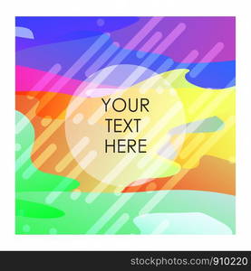 Colorful background with typography design vector