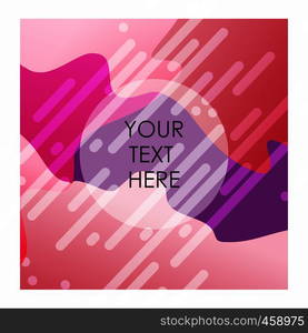 Colorful background with typography vector