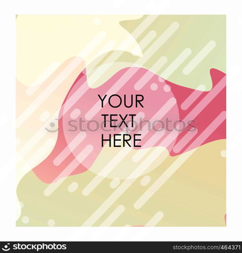 Colorful background with typography vector