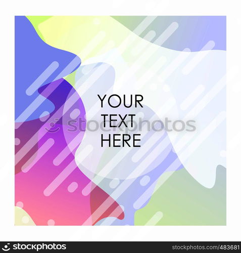 Colorful background with typography vector