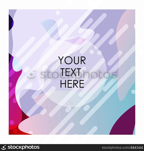 Colorful background with typography vector