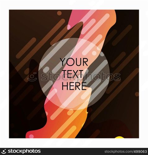 Colorful background with typography vector