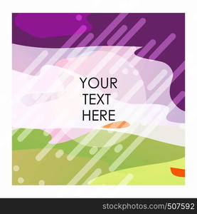 Colorful background with typography vector