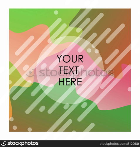 Colorful background with typography vector