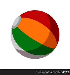 Colorful ball cartoon icon on a white background. Colorful ball cartoon icon