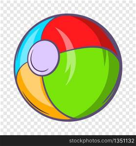Colorful ball icon in cartoon style on a background for any web design . Colorful ball icon, cartoon style