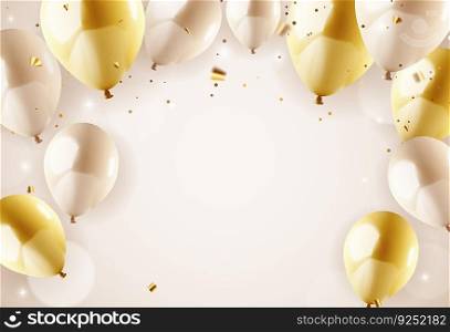 Colorful balloons Birthday background. Vector Illustration. Colorful balloons Birthday background. Vector Illustration. EPS10