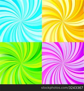 colorful beam rays background vector illustration