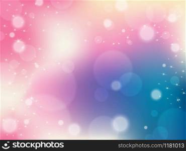 Colorful blending abstract background with sweet pink and blue tone,vector illustration