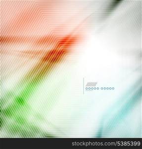 Colorful blur abstract geometric background