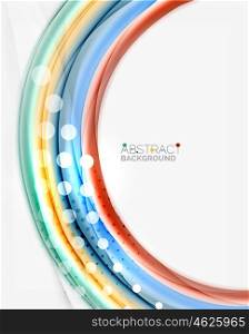 Colorful blurred stripes, abstract background template