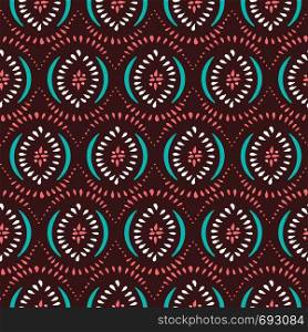 Colorful Boho Handdrawn Diamonds and Arches Vector Seamless Pattern. Elegant Ethnic Traditional Background Perfect for Textile and Stationery. Colorful Boho Handdrawn Diamonds and Arches Vector Seamless Pattern. Elegant Ethnic Traditional Background