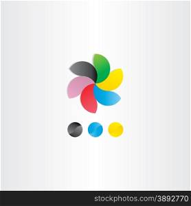 colorful business logotype vector icon design