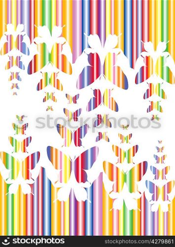 colorful butterfly background