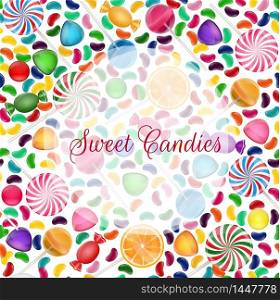 Colorful candy background