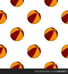 Colorful children ball pattern seamless flat style for web vector illustration. Colorful children ball pattern flat