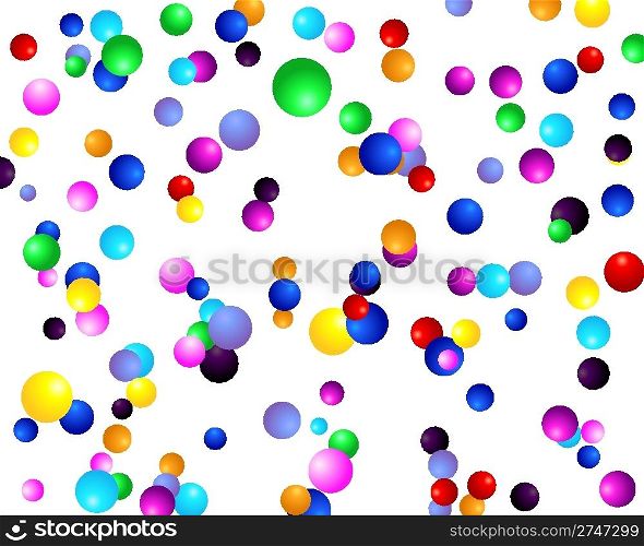 Colorful chocolate drops vector background for design use