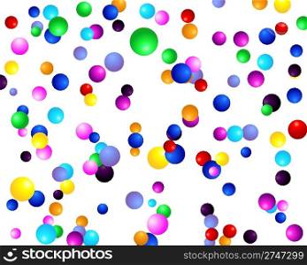 Colorful chocolate drops vector background for design use