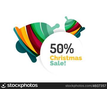 Colorful Christmas abstract banner design with bubbles. Colorful Christmas abstract banner design with bubbles. Vector