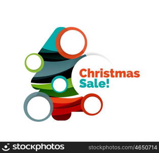 Colorful Christmas abstract banner design with bubbles. Colorful Christmas abstract banner design with bubbles. Vector