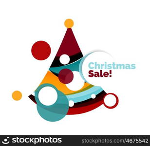 Colorful Christmas abstract banner design with bubbles. Colorful Christmas abstract banner design with bubbles. Vector