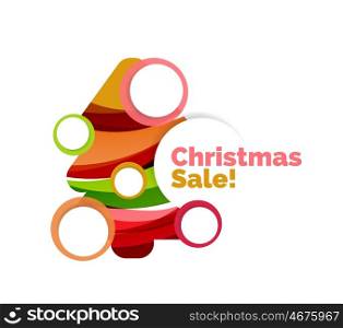 Colorful Christmas abstract banner design with bubbles. Colorful Christmas abstract banner design with bubbles. Vector