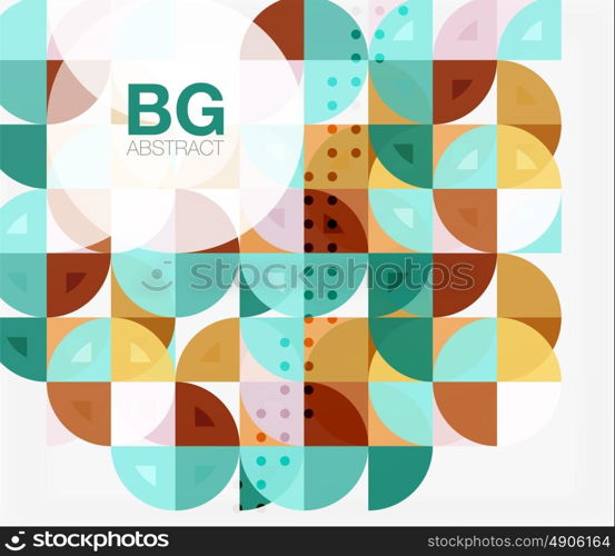 Colorful circle elements. Colorful circle elements. Vector template background for workflow layout, diagram, number options or web design