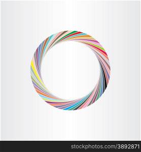 colorful circle frame abstract background design