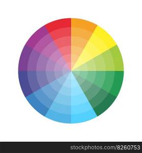 colorful circular palette. Gradient circle background. Graphic element. Rainbow gradient. Design icon. Vector illustration. EPS 10.. colorful circular palette. Gradient circle background. Graphic element. Rainbow gradient. Design icon. Vector illustration.