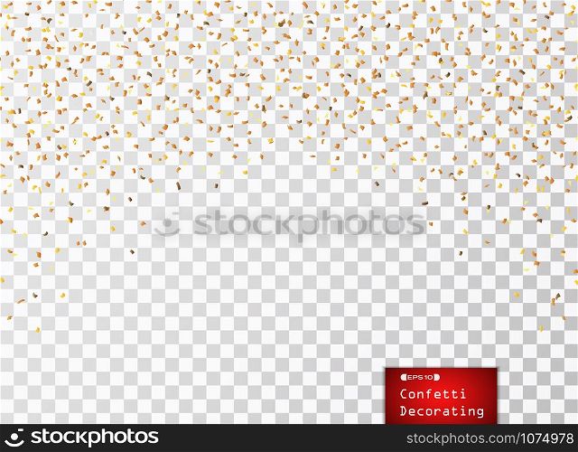 Colorful confetti effect pattern. vector eps10