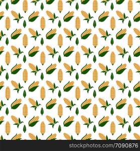 Colorful corn background seamless pattern. Vector corn texture design illustration. Colorful corn seamless pattern. Vector corn texture design