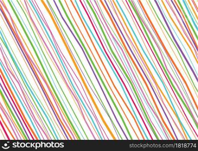 Colorful Diagonal Line Pattern
