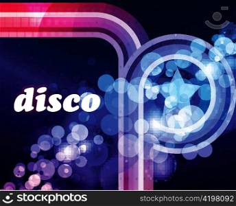 colorful disco background vector illustration