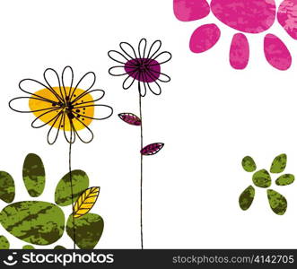 colorful doodles background vector illustration