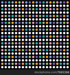 colorful dot theme art pattern. colorful dot theme art vector graphic illustration