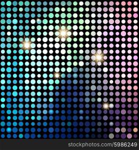 Colorful Dots Abstract Disco background. Vector Background. Colorful Dots Abstract Disco background. Vector Background EPS10