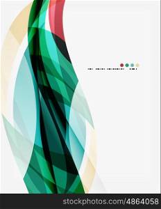 Colorful elegant wave creative layout. Colorful elegant wave creative layout. Vector template background for workflow layout, diagram, number options or web design