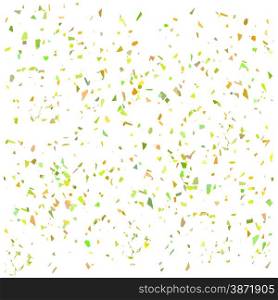 Colorful Falling Confetti Isolated on White Background.. Colorful Confetti