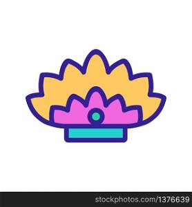 colorful fan icon vector. colorful fan sign. color symbol illustration. colorful fan icon vector outline illustration