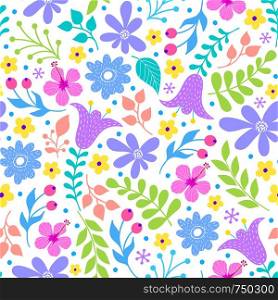 Colorful floral pattern