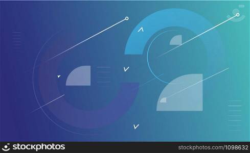 colorful geometric art background abstract vector