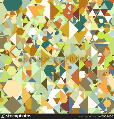 Colorful geometric background, abstract triangle-hexagonal pattern vector.
