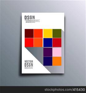Colorful geometric background for banner, flyer, poster, brochure cover or other printing products. Vector illustration.. Colorful geometric background for banner, flyer, poster, brochure cover or other printing products