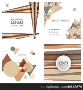 Colorful geometric background simple shapes Vector Image