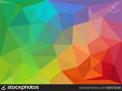 Colorful geometric background vector image