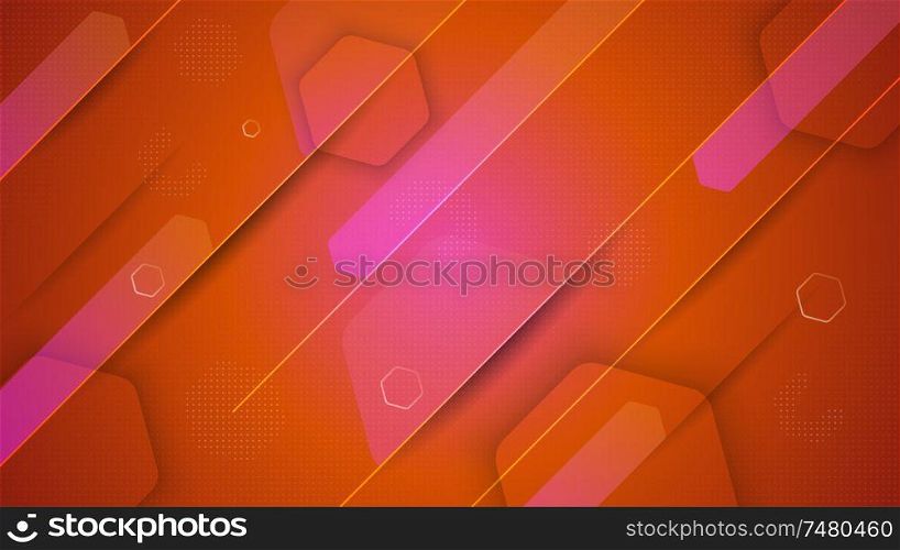 Colorful geometric background with fluid gradient hexagon shapes composition. Futuristic technology design. Vector illustration. Colorful geometric background with fluid gradient hexagon shapes composition. Futuristic technology design. Vector illustration.