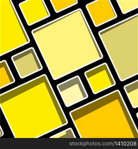 Colorful geometric modern Mondrian style background