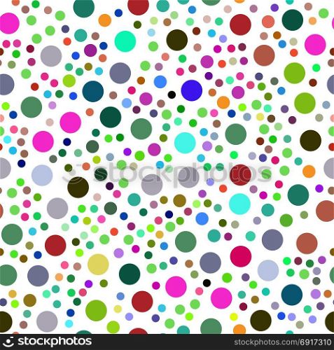 Colorful geometric seamless pattern on white background. Colorful geometric seamless pattern