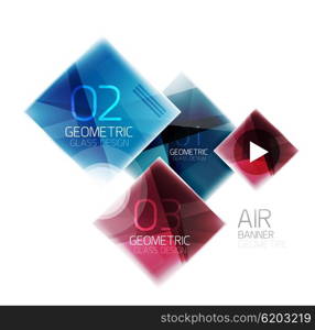 Colorful geometric squares with option. Infographic abstract background. Colorful geometric squares with option. Infographic vector abstract background