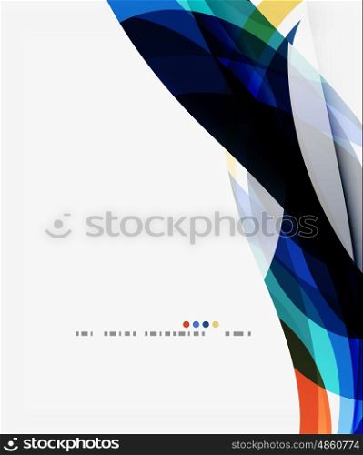 Colorful geometric wave abstract background. Colorful geometric wave abstract background. Vector template background for workflow layout, diagram, number options or web design